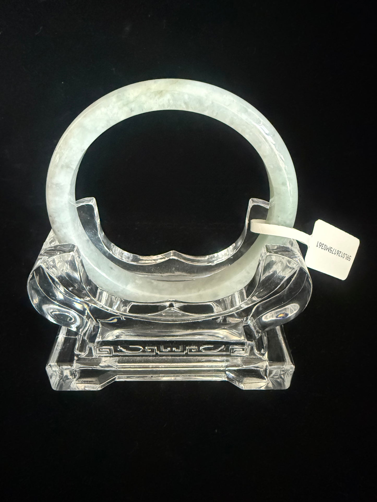 361. Thin light colored Jade bangle