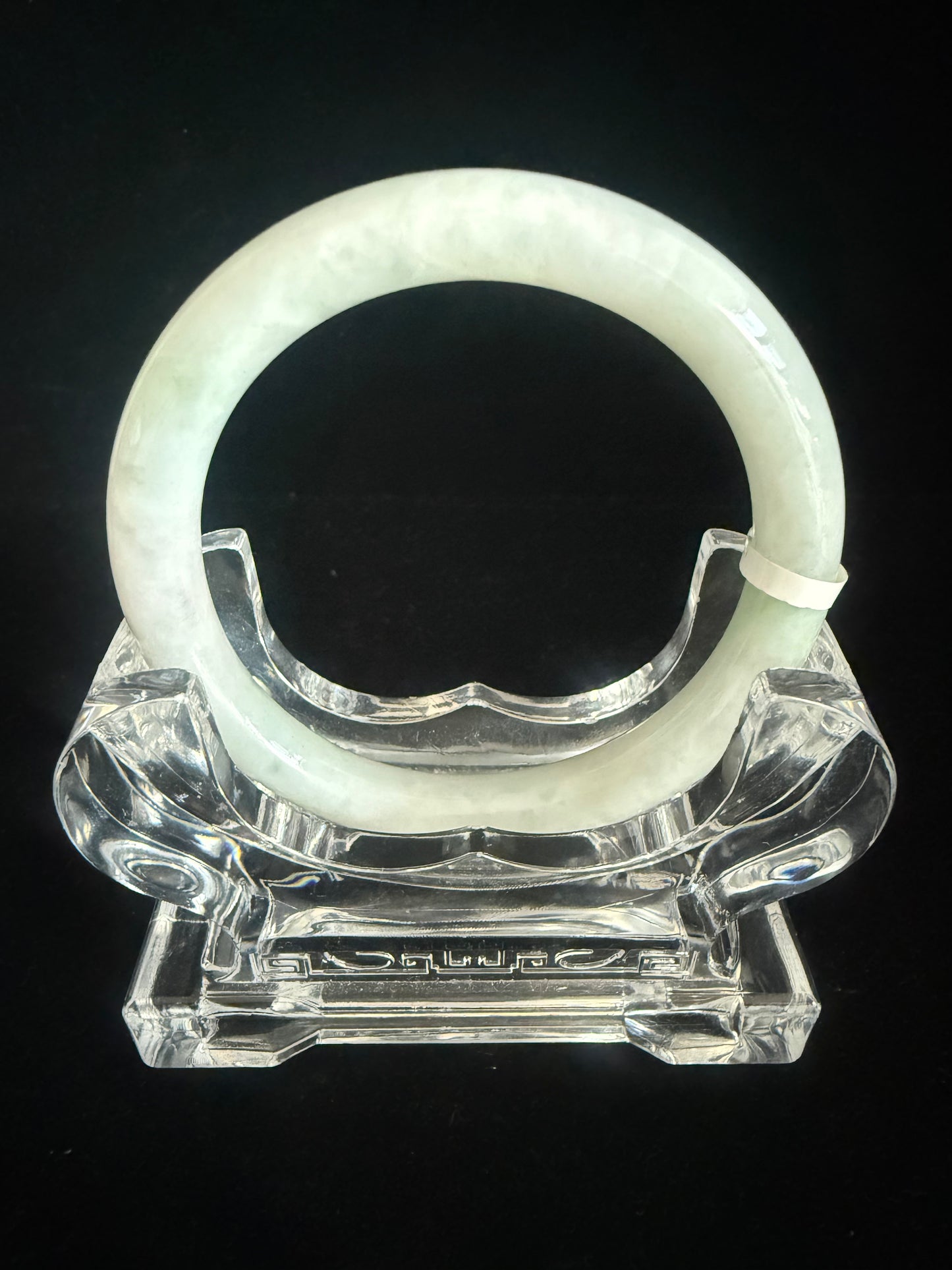 366.  Slim traditional round Jade bangle