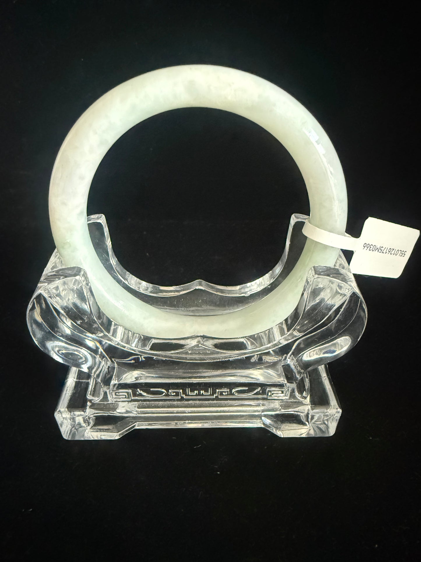 366.  Slim traditional round Jade bangle