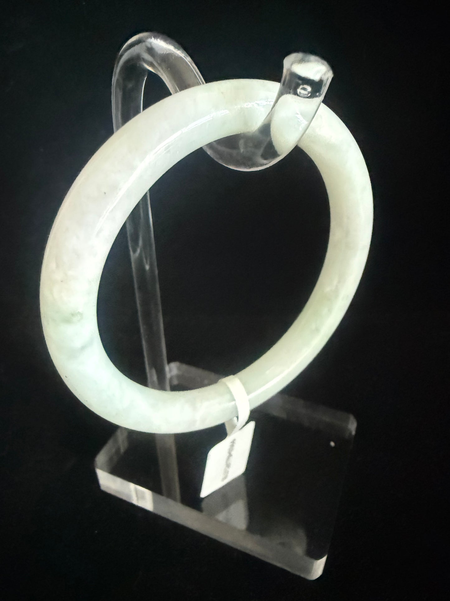 366.  Slim traditional round Jade bangle