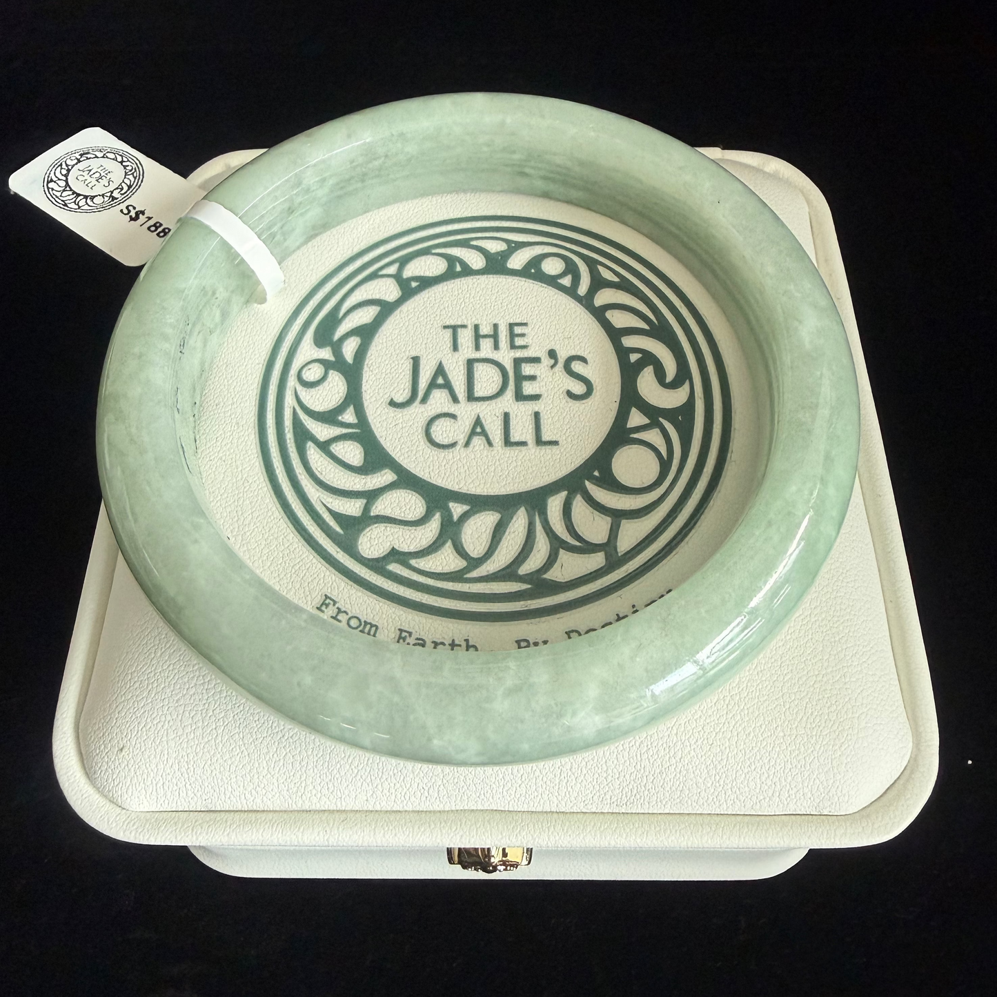 375 Light green Jade bangle
