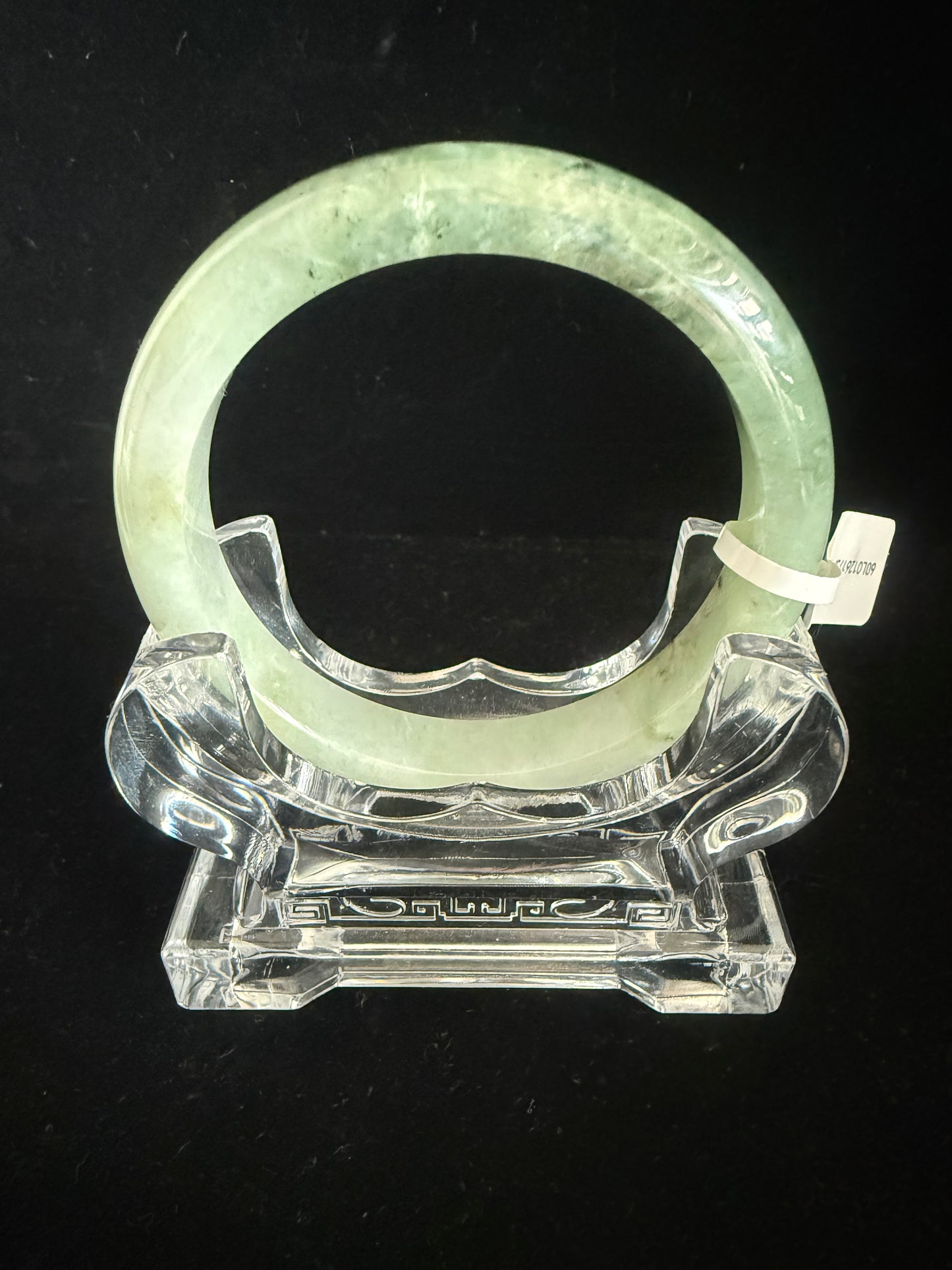 334. Double Green tones Jade bangle