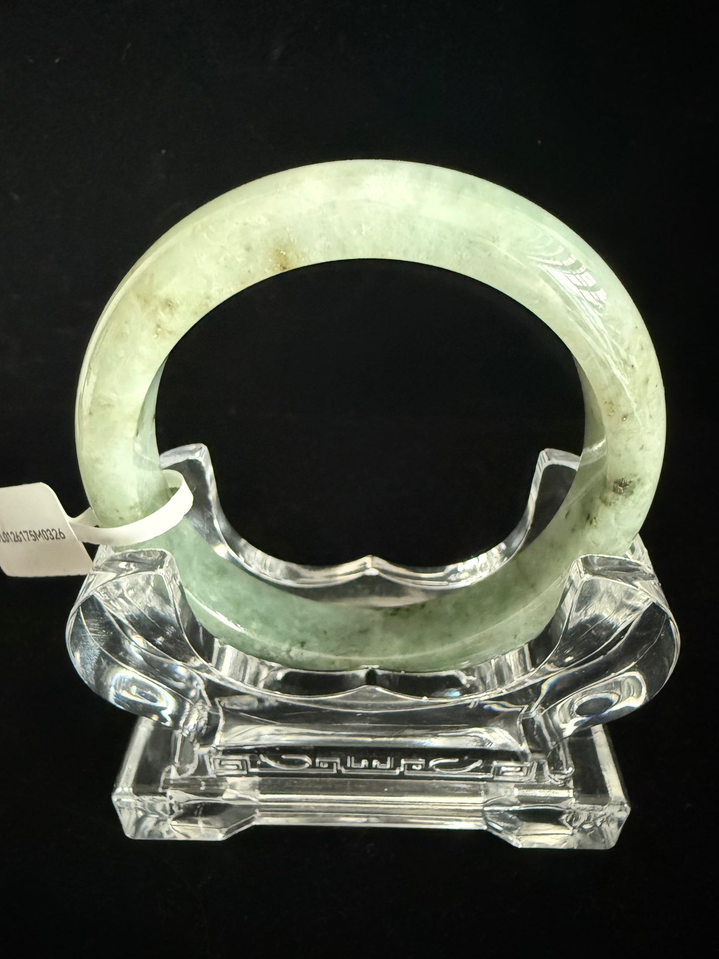 326. Tones of green transition Jade bangle