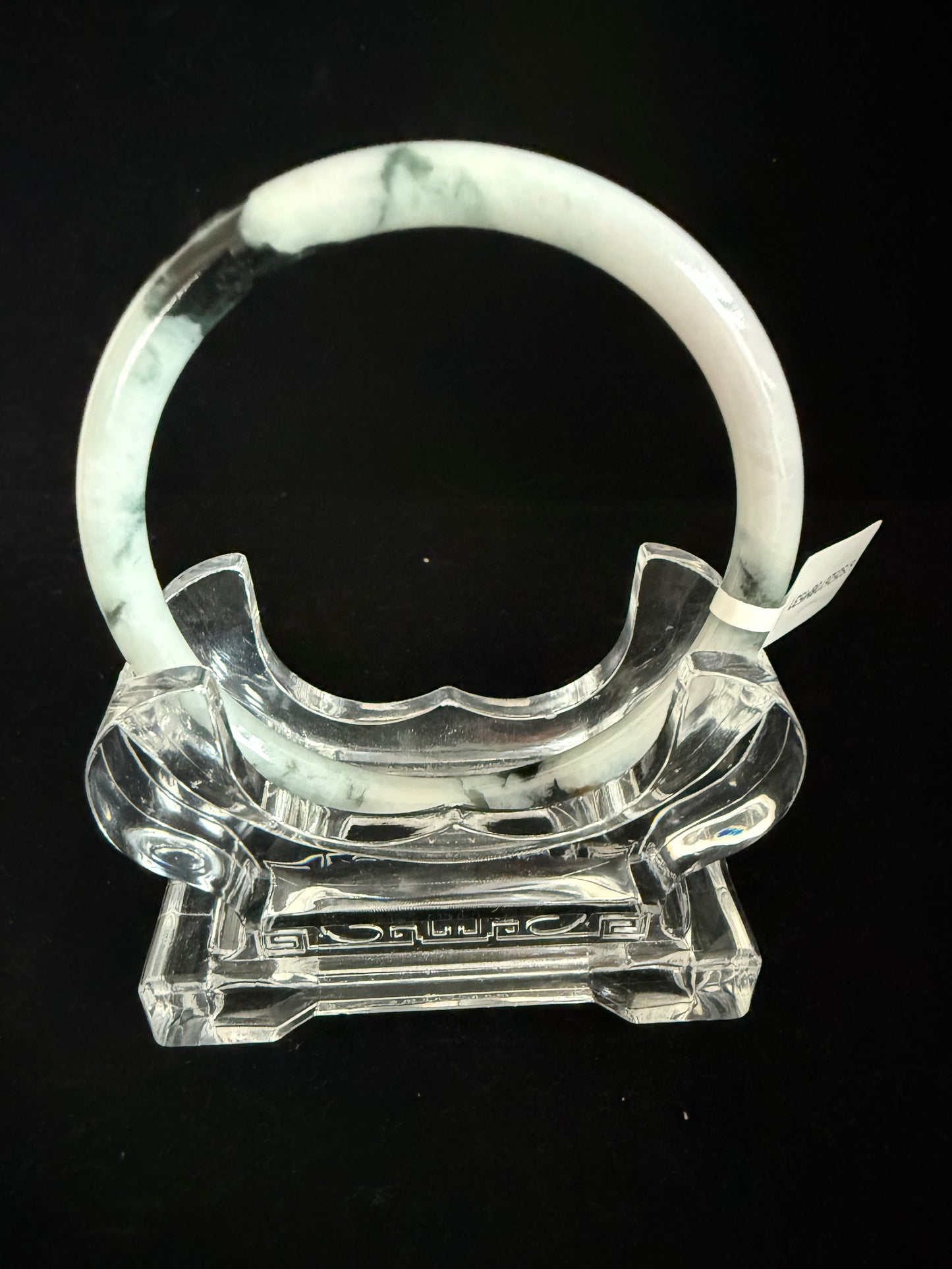 531. Thin white base jade bangle