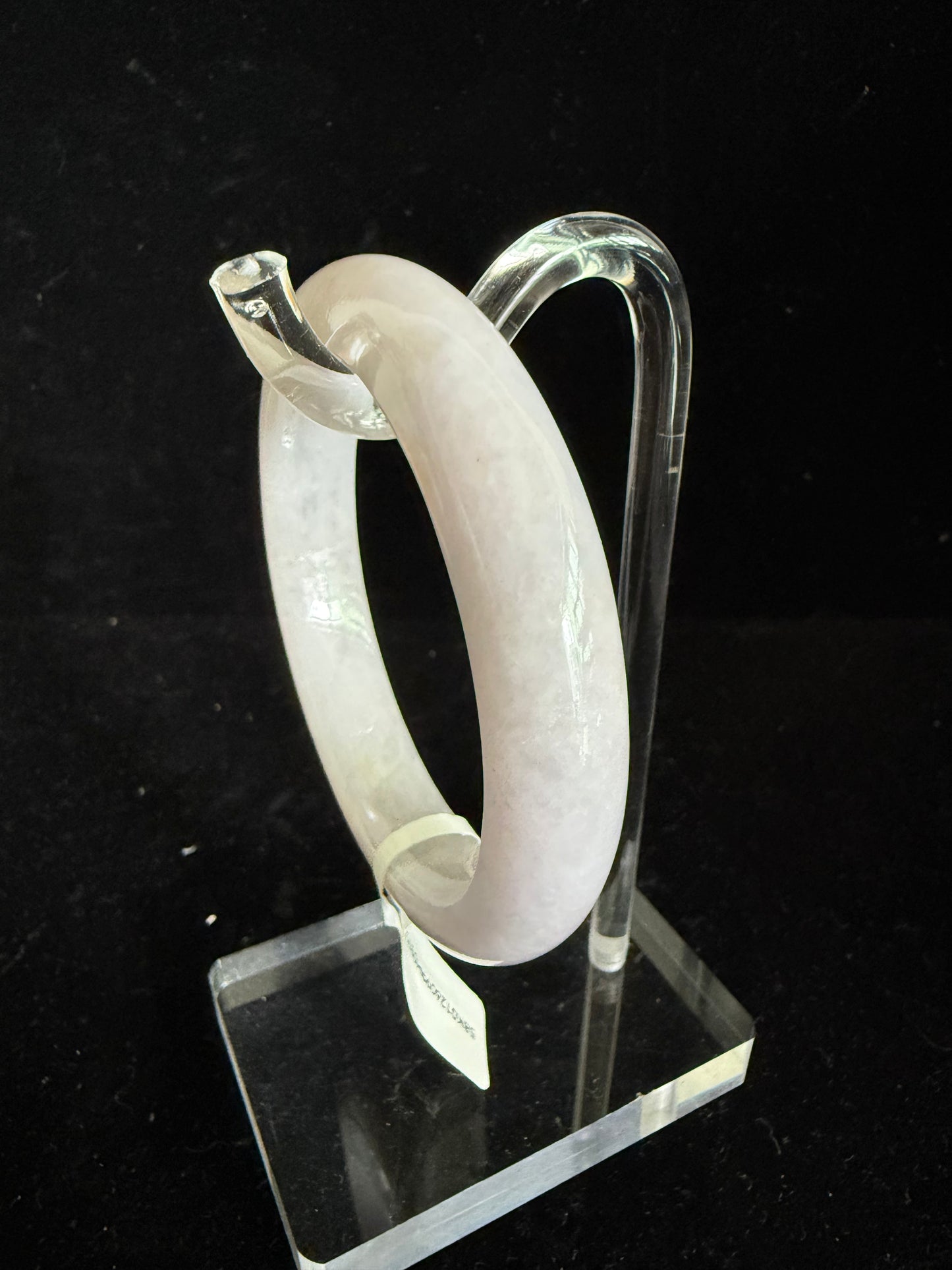 377. Yam pink colored jade bangle