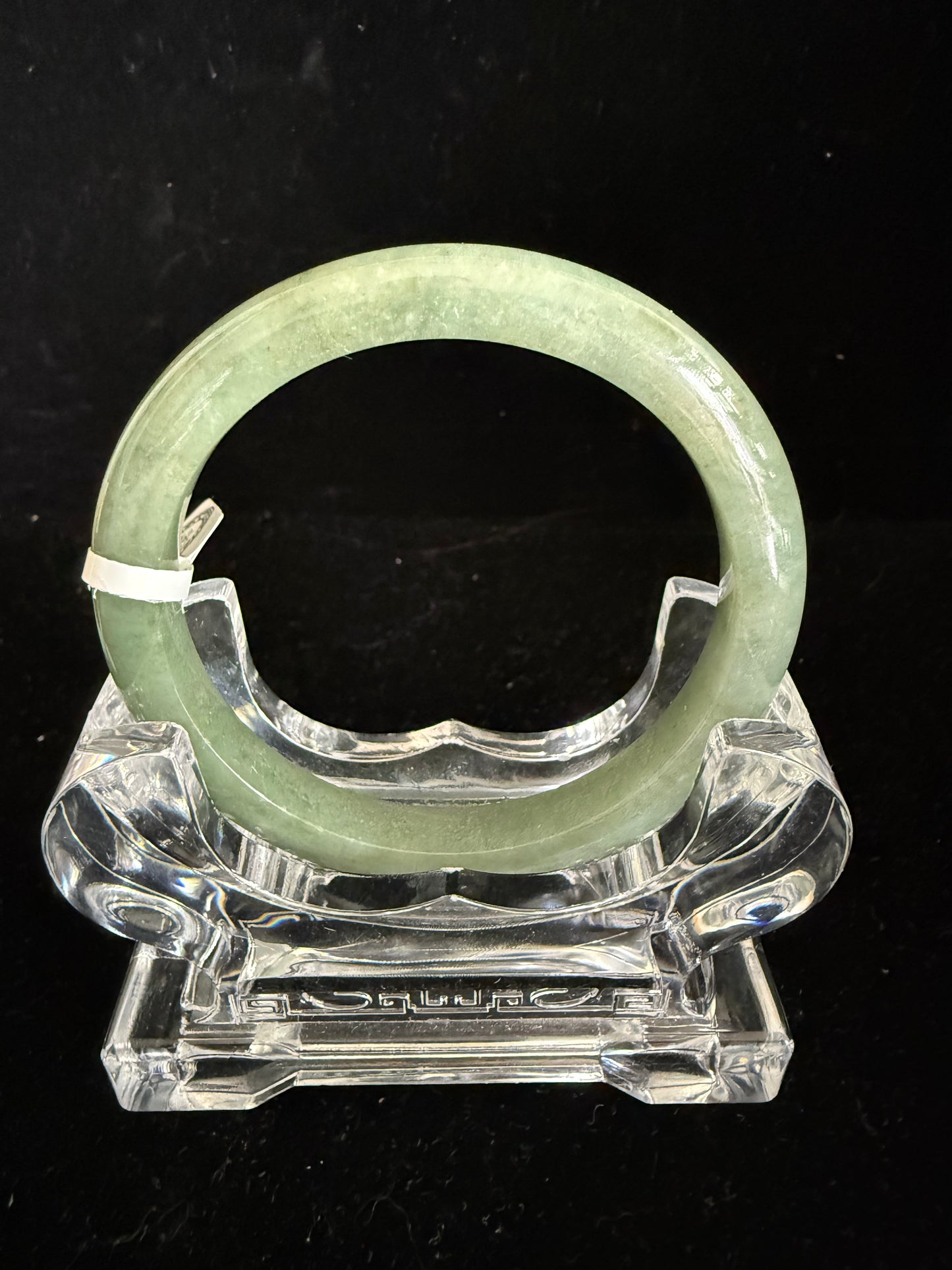 399. Olive green Jade bangle
