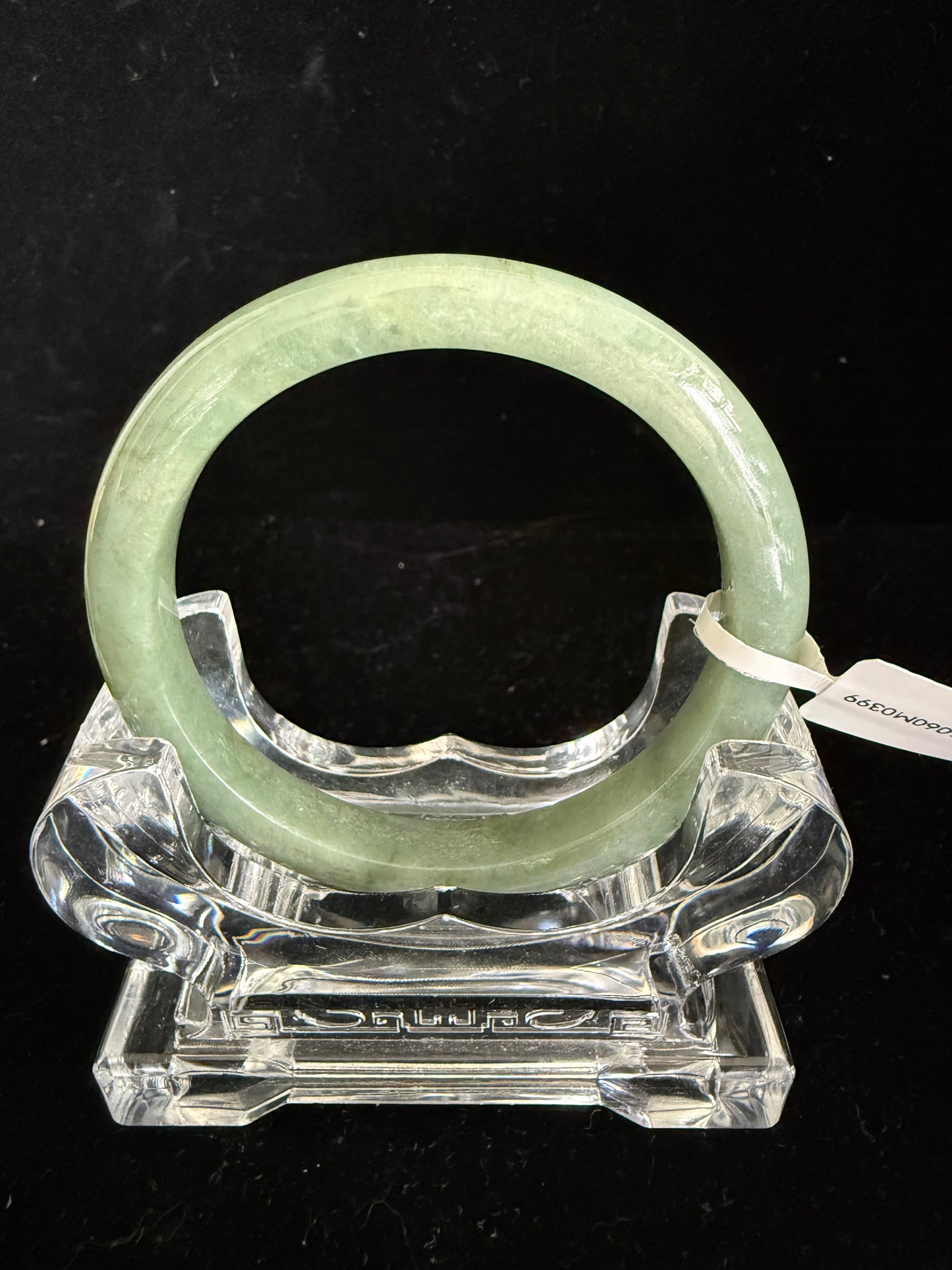 399. Olive green Jade bangle