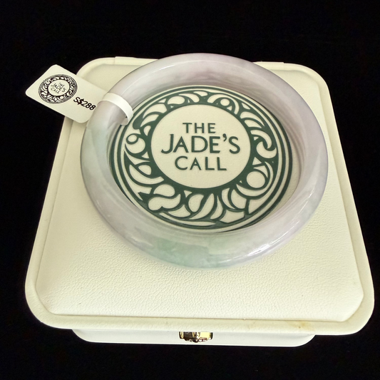 483. Lavender and mint jade bangle