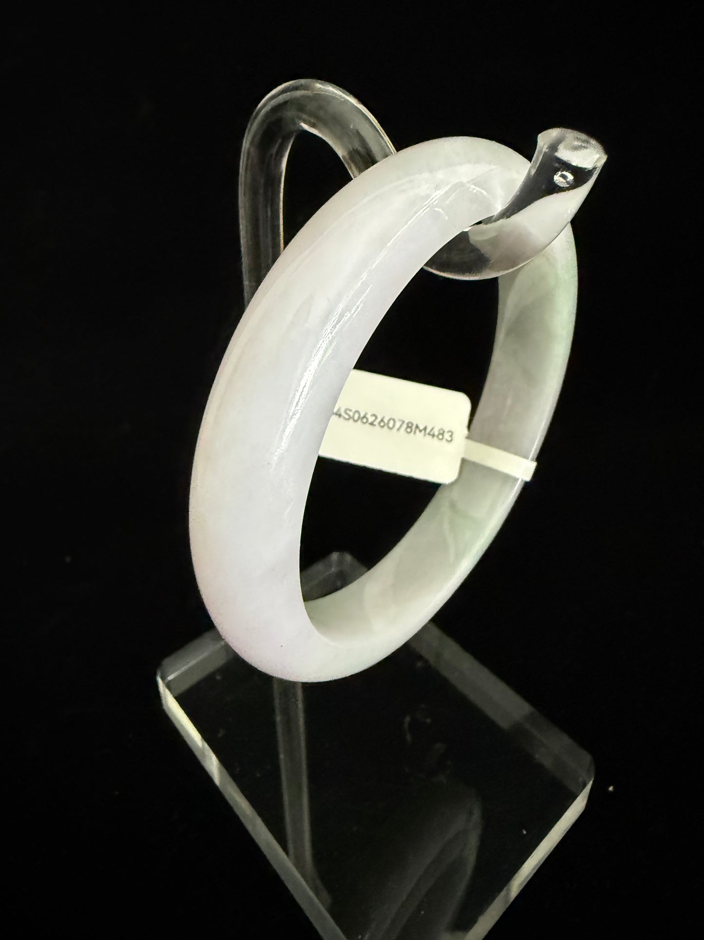 483. Lavender and mint jade bangle