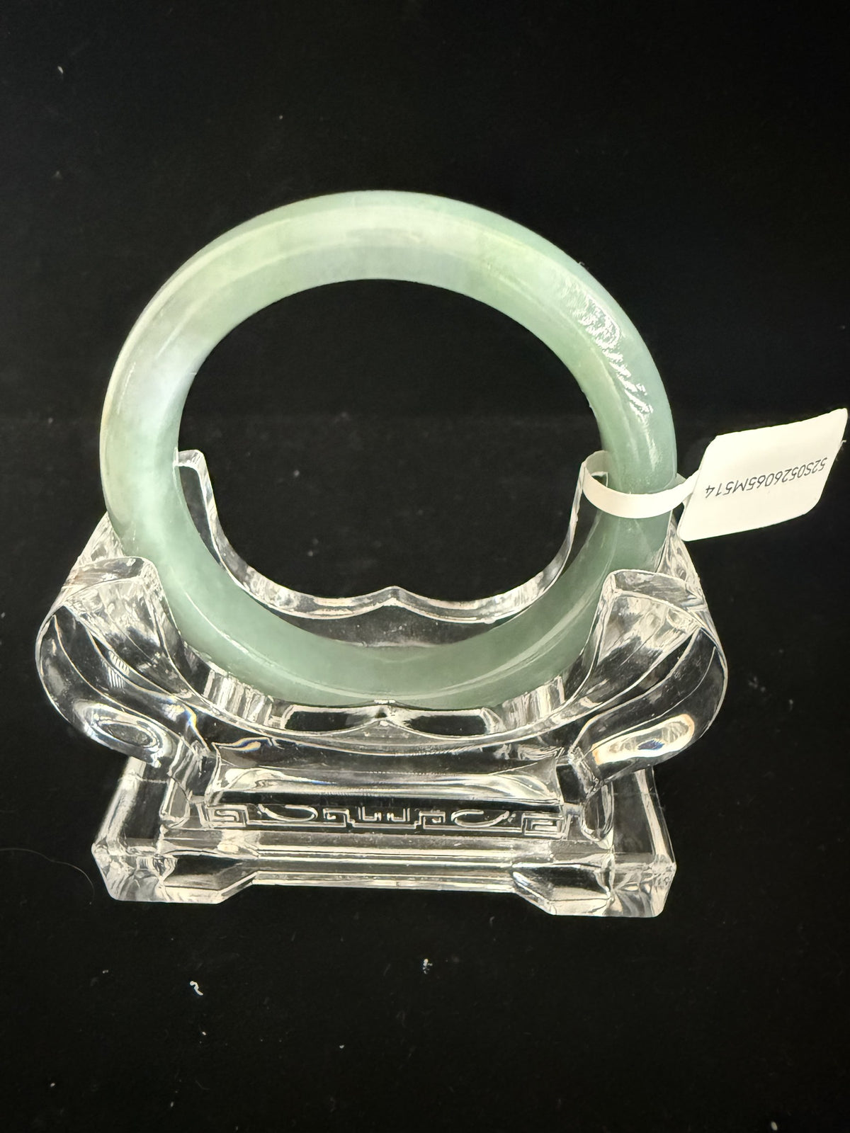 514. Soft mint green jade bangle