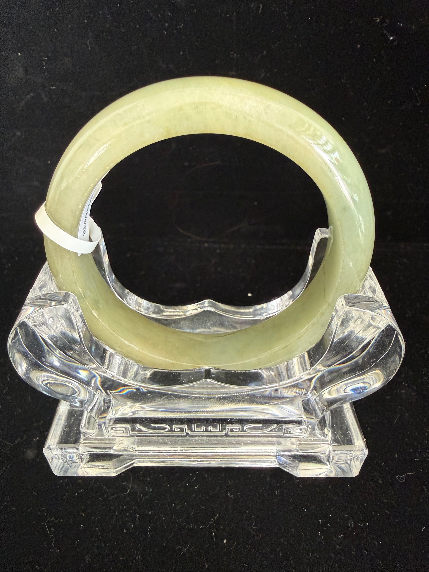 463. Pale Celadon Jade Bangle